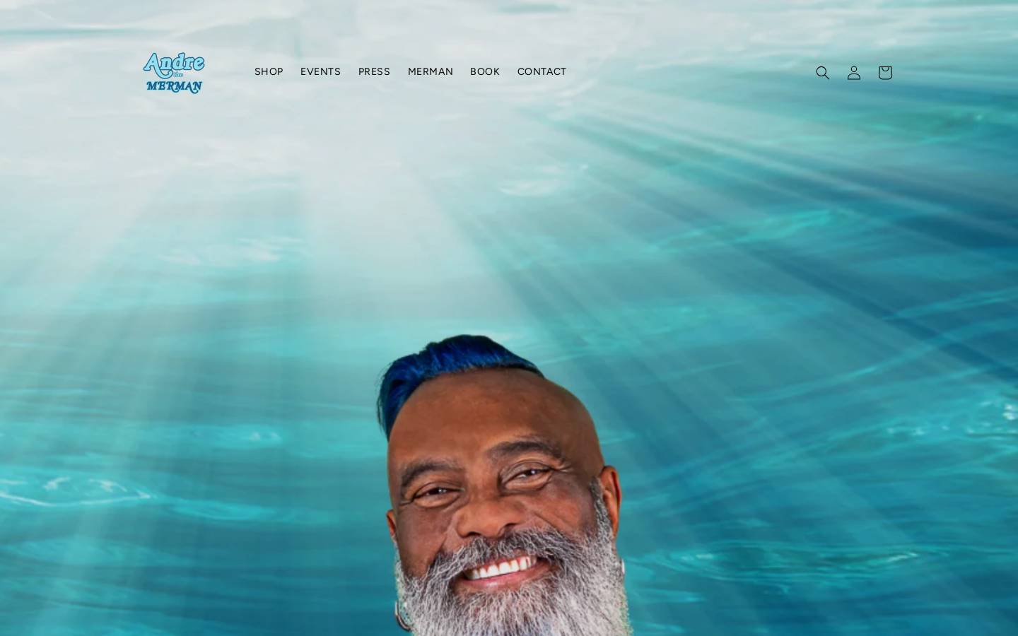 andrechambers.com homepage screenshot