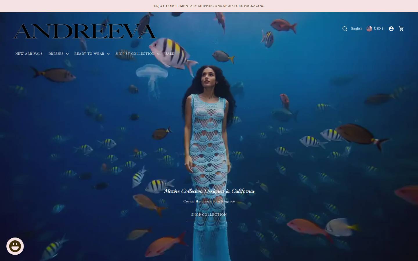 andreeva-online.com homepage screenshot