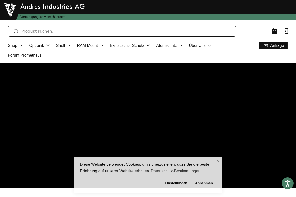 Andres Industries AG homepage screenshot