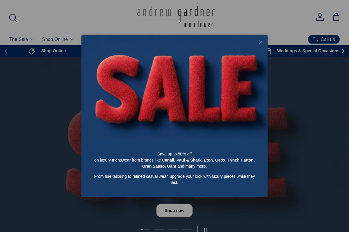 Andrew Gardner homepage screenshot
