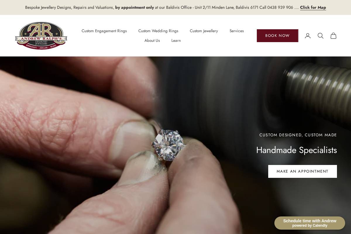 andrewralphs.com homepage screenshot