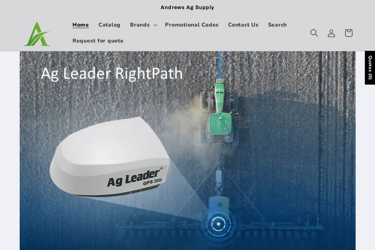 andrewsagsupply.com homepage screenshot