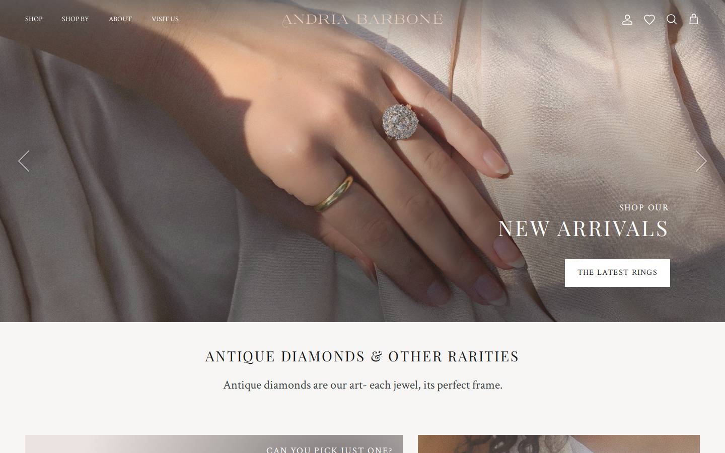 Andriabarbone homepage screenshot