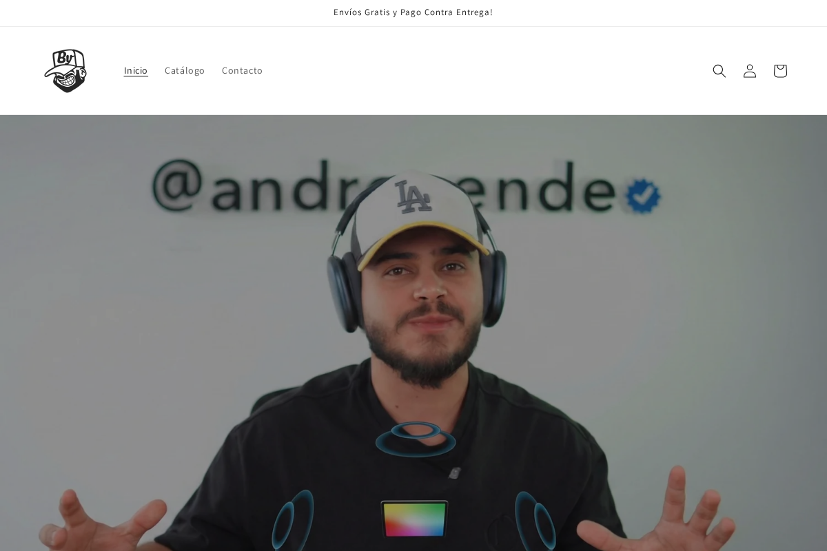 Androvende homepage screenshot