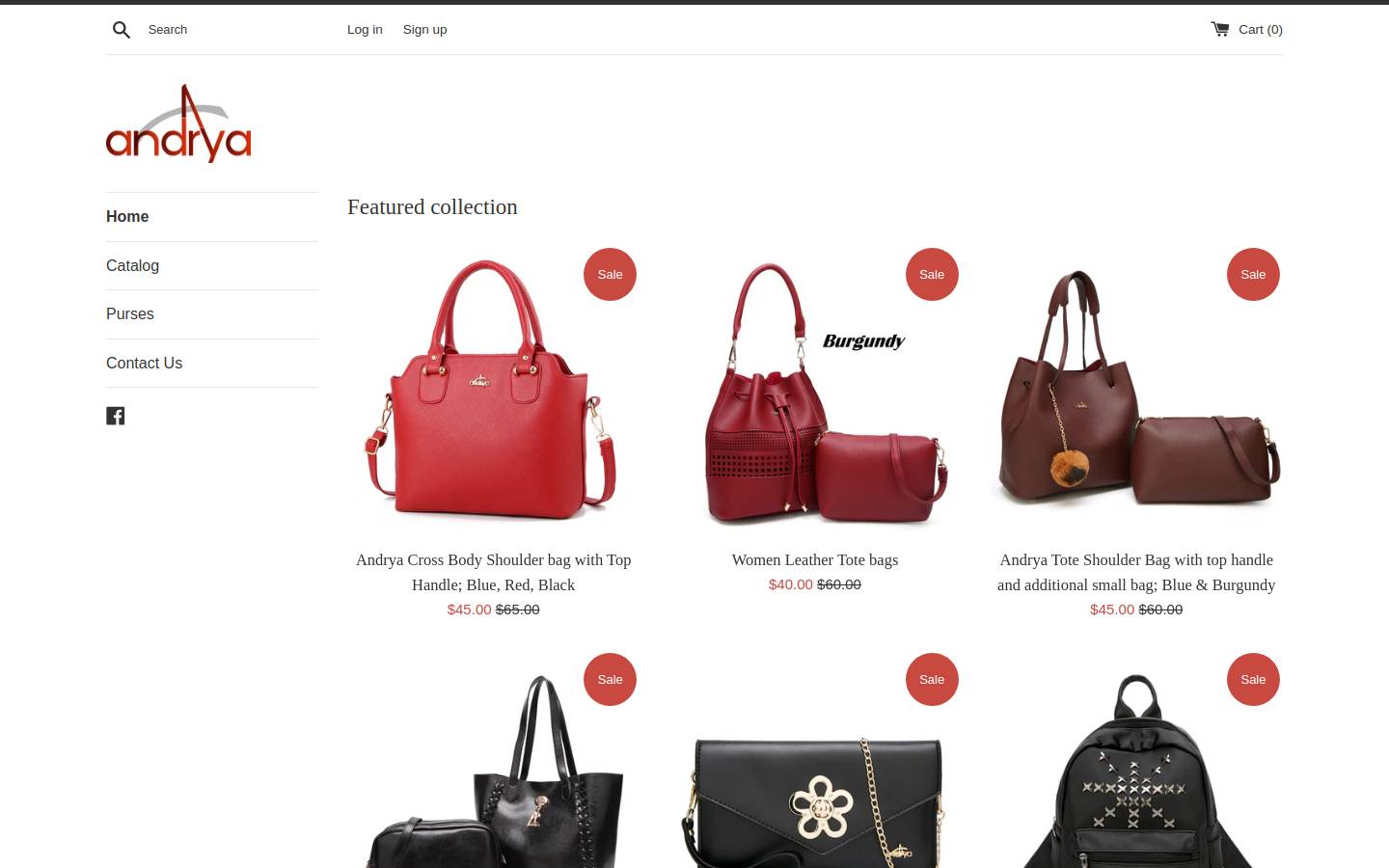 andryainc.com homepage screenshot
