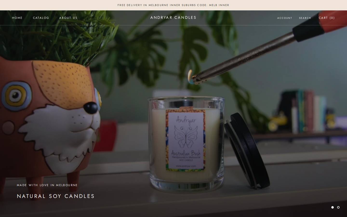 andryar.com homepage screenshot