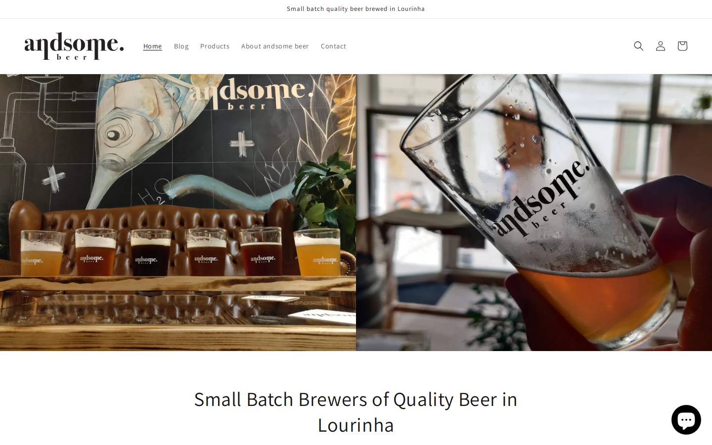 andsomebeer.com homepage screenshot