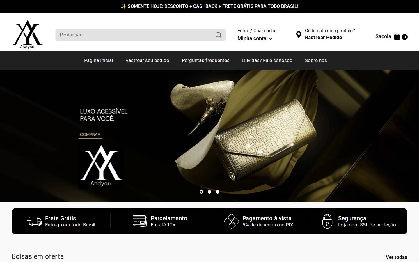 andyou.com.br homepage screenshot