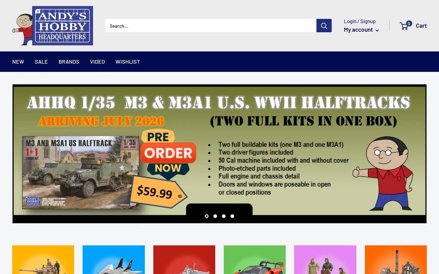 andyshhq.com homepage screenshot