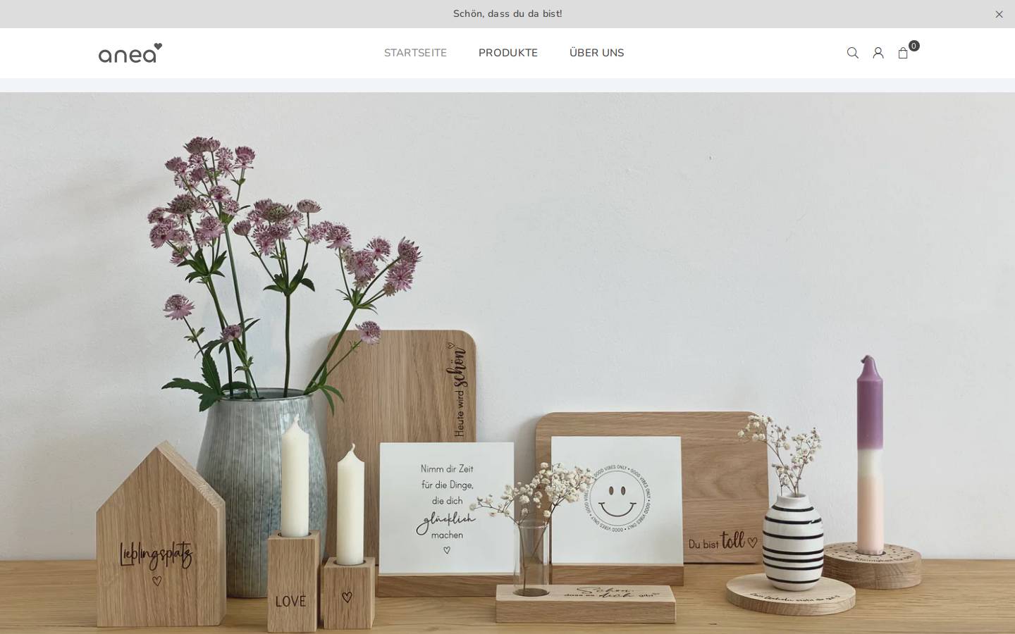 anea-design.de homepage screenshot