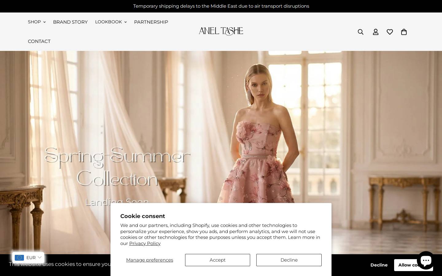 Aneltashe homepage screenshot