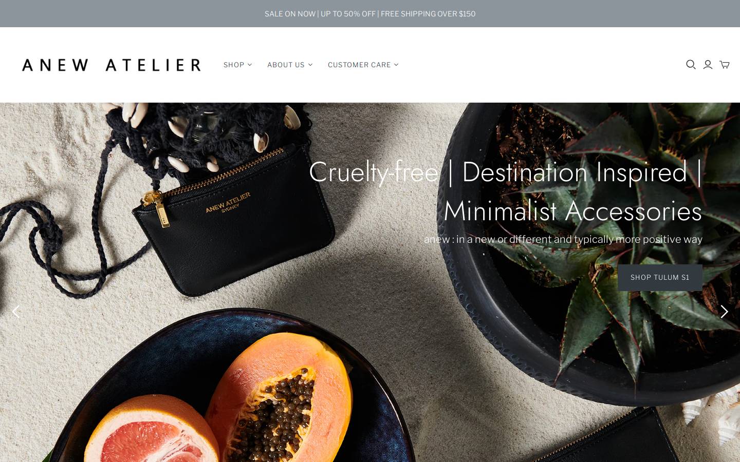 anew-atelier.com homepage screenshot