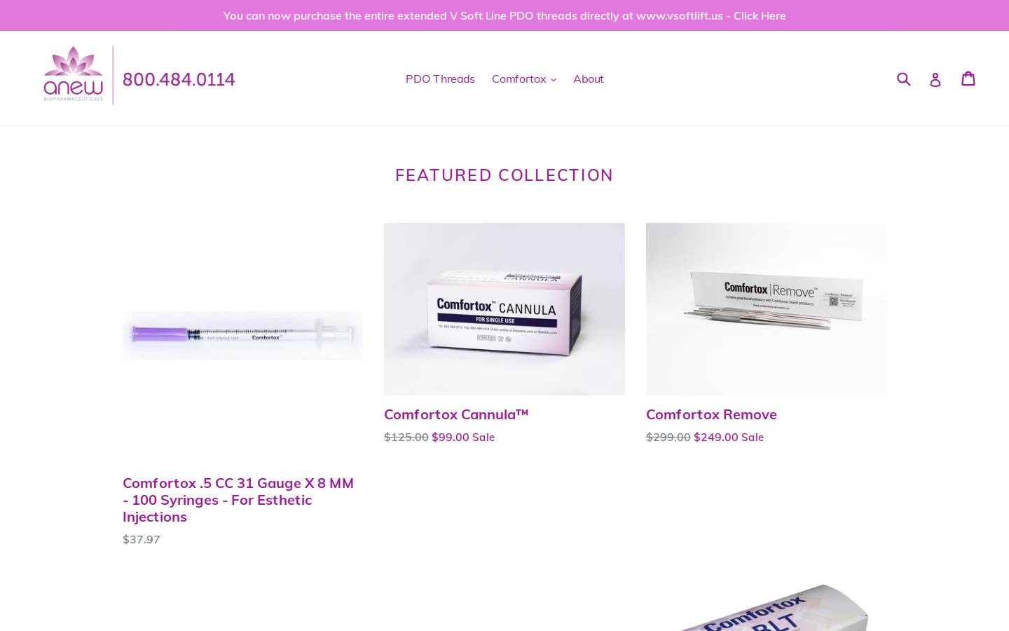 Anewbio homepage screenshot