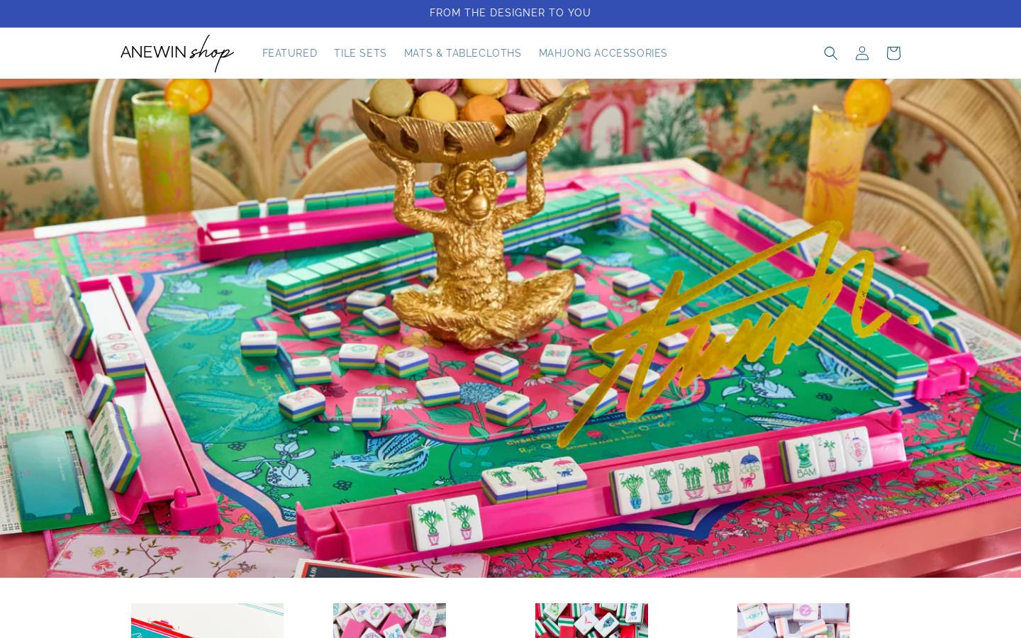 anewinshop.com homepage screenshot