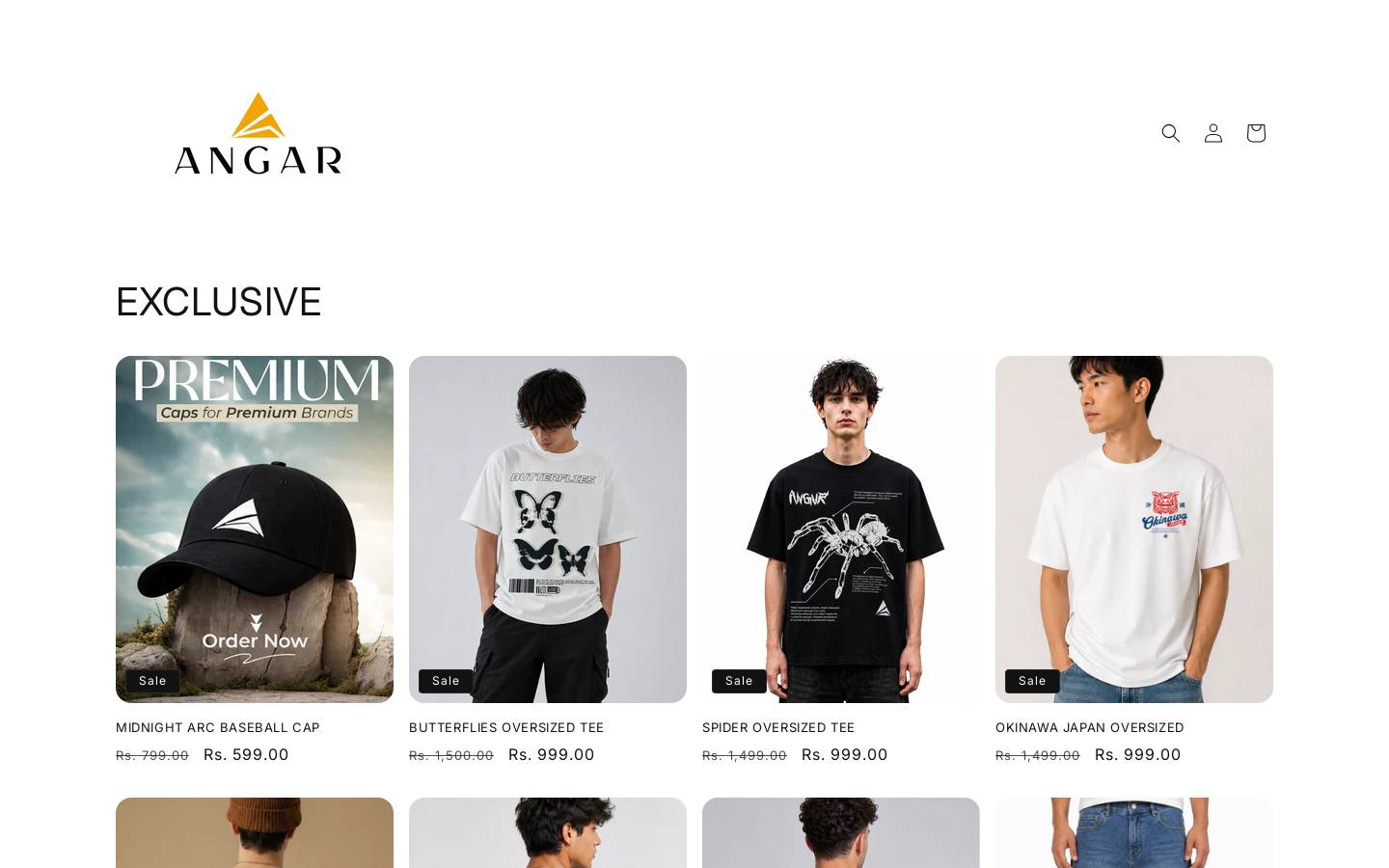 angar.in homepage screenshot