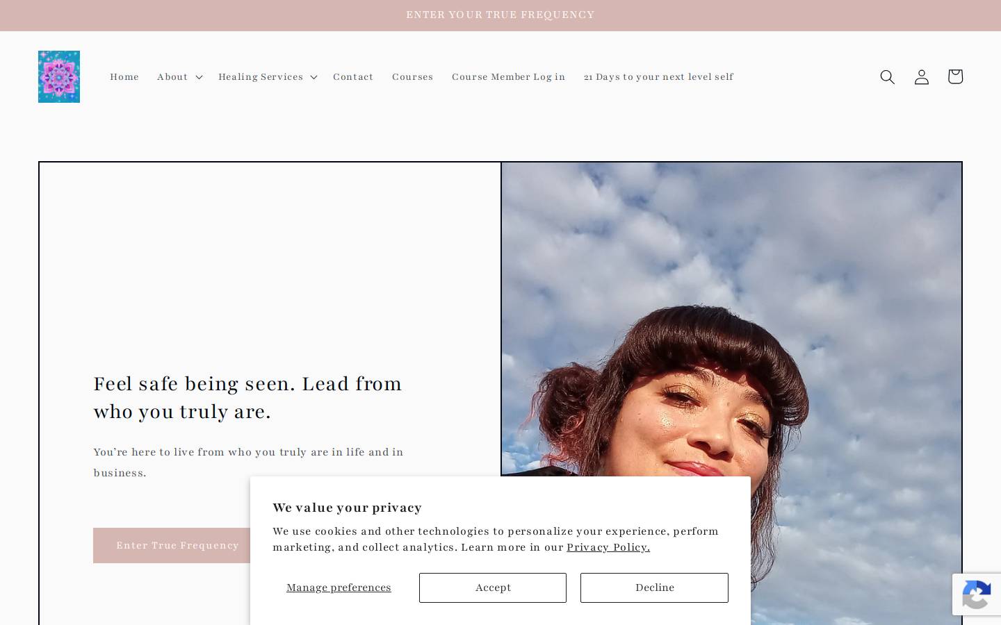 angegraciela.com homepage screenshot