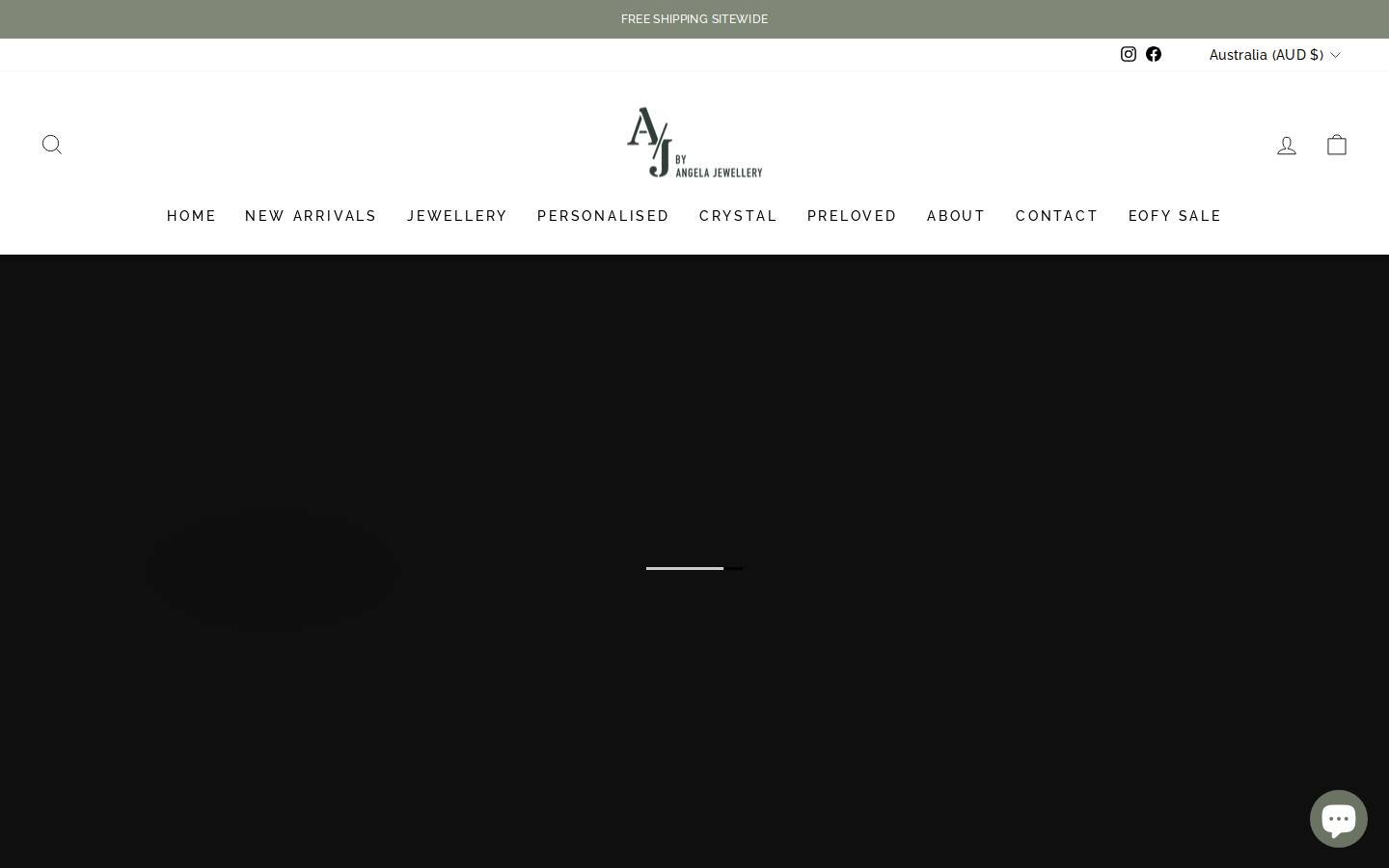 angelajewelleryaustralia.com.au homepage screenshot