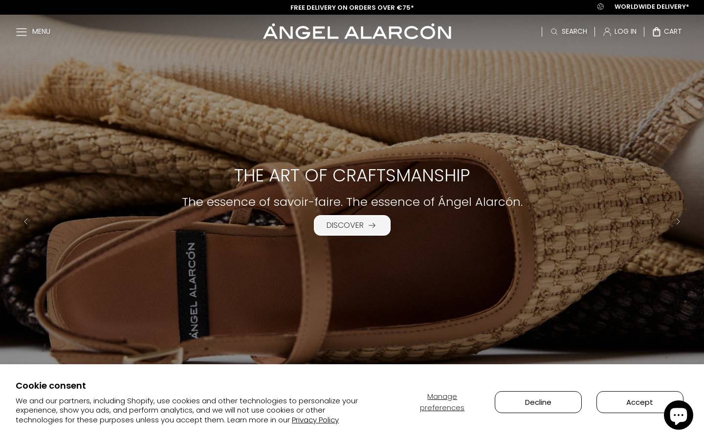 angelalarcon.com homepage screenshot