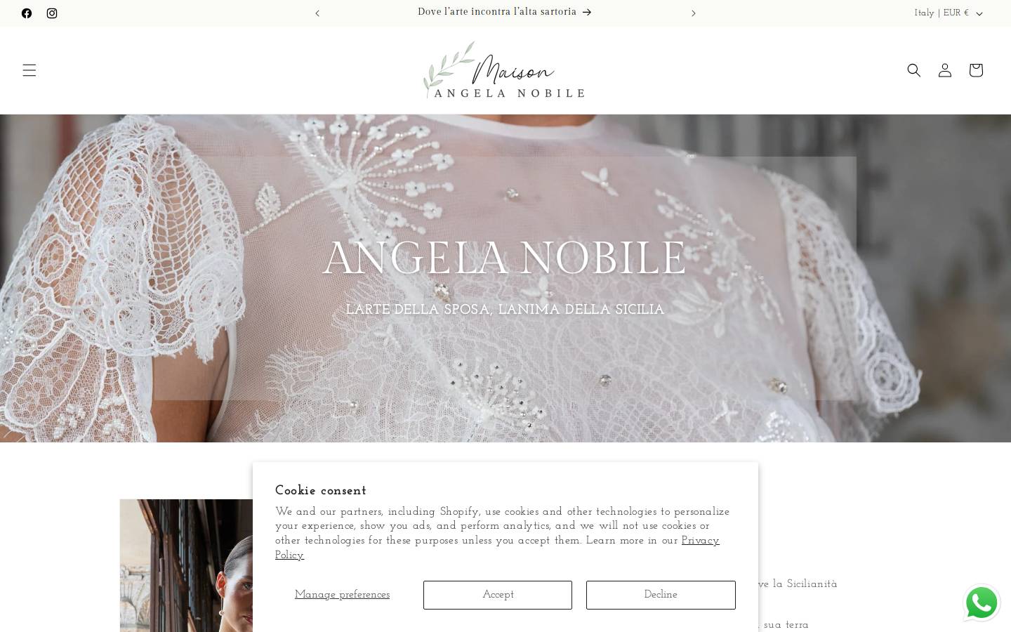 angelanobile.com homepage screenshot