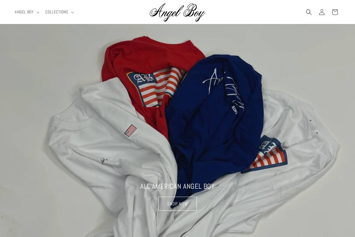 angelboybyboozy.com homepage screenshot