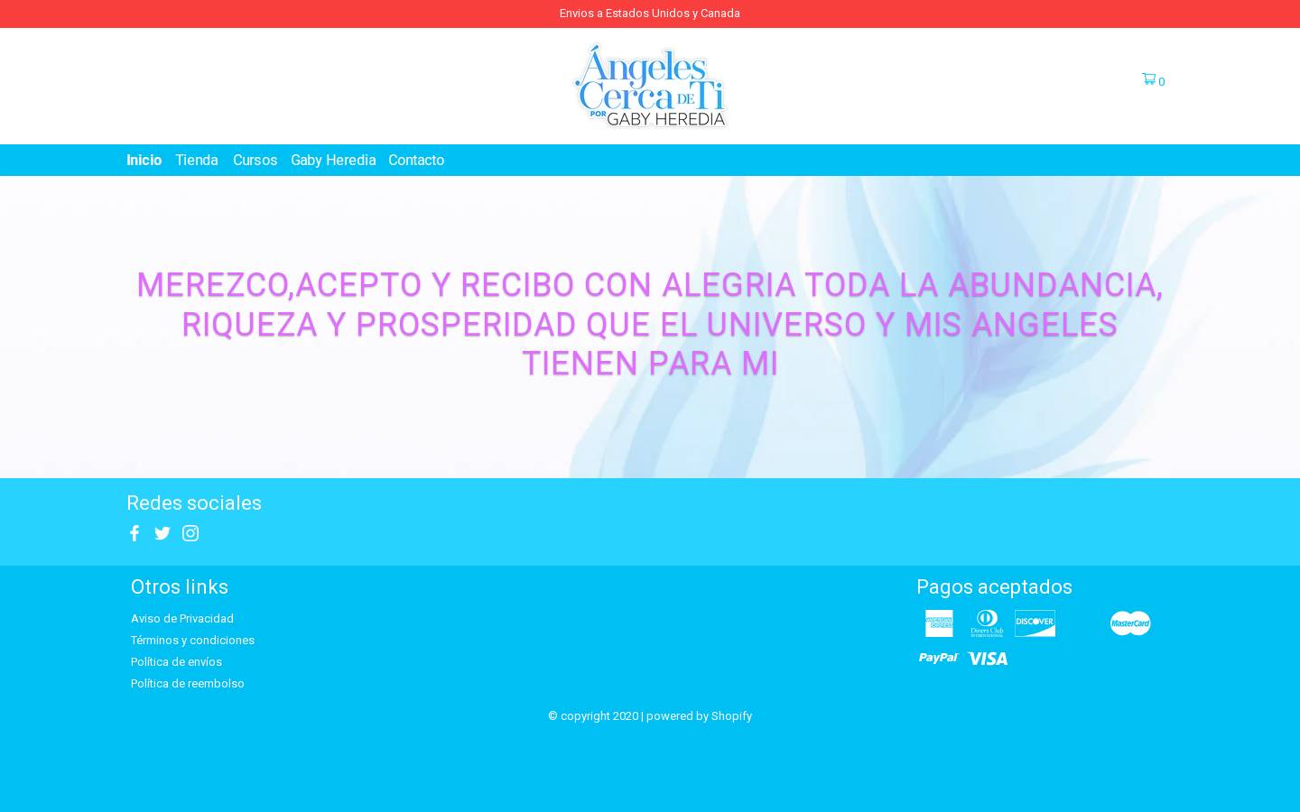angelcercadeti.com homepage screenshot