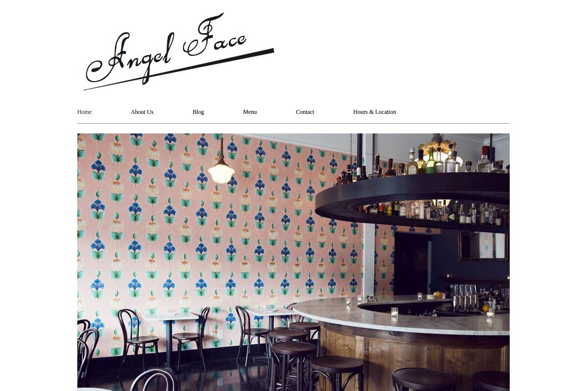 angelfaceportland.com homepage screenshot