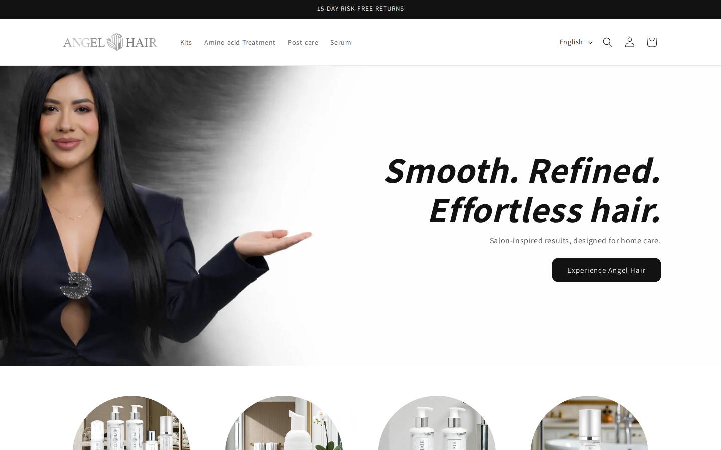 angelhair.us homepage screenshot