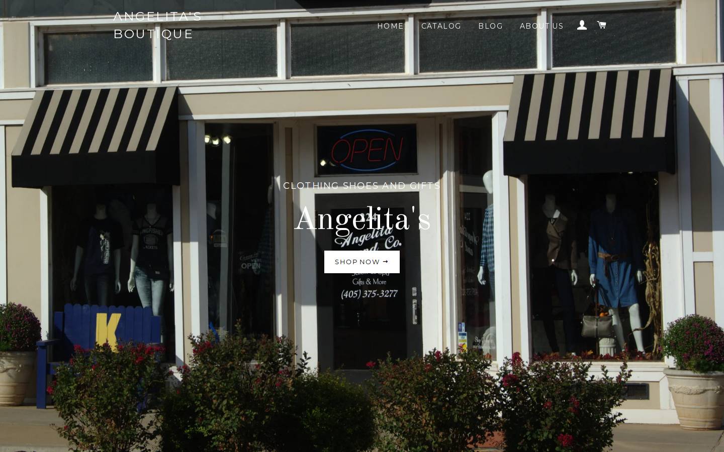 angelitas.boutique homepage screenshot