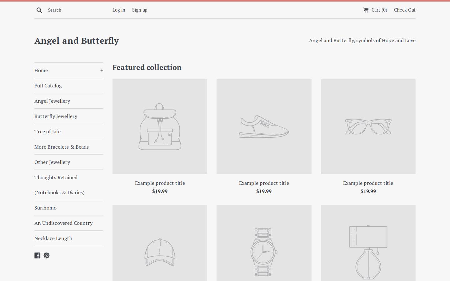 angelnbutterfly.com homepage screenshot