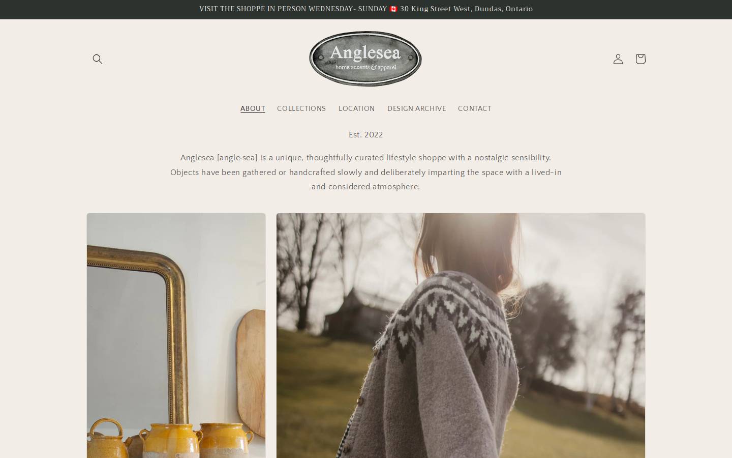 angelsealiving.com homepage screenshot