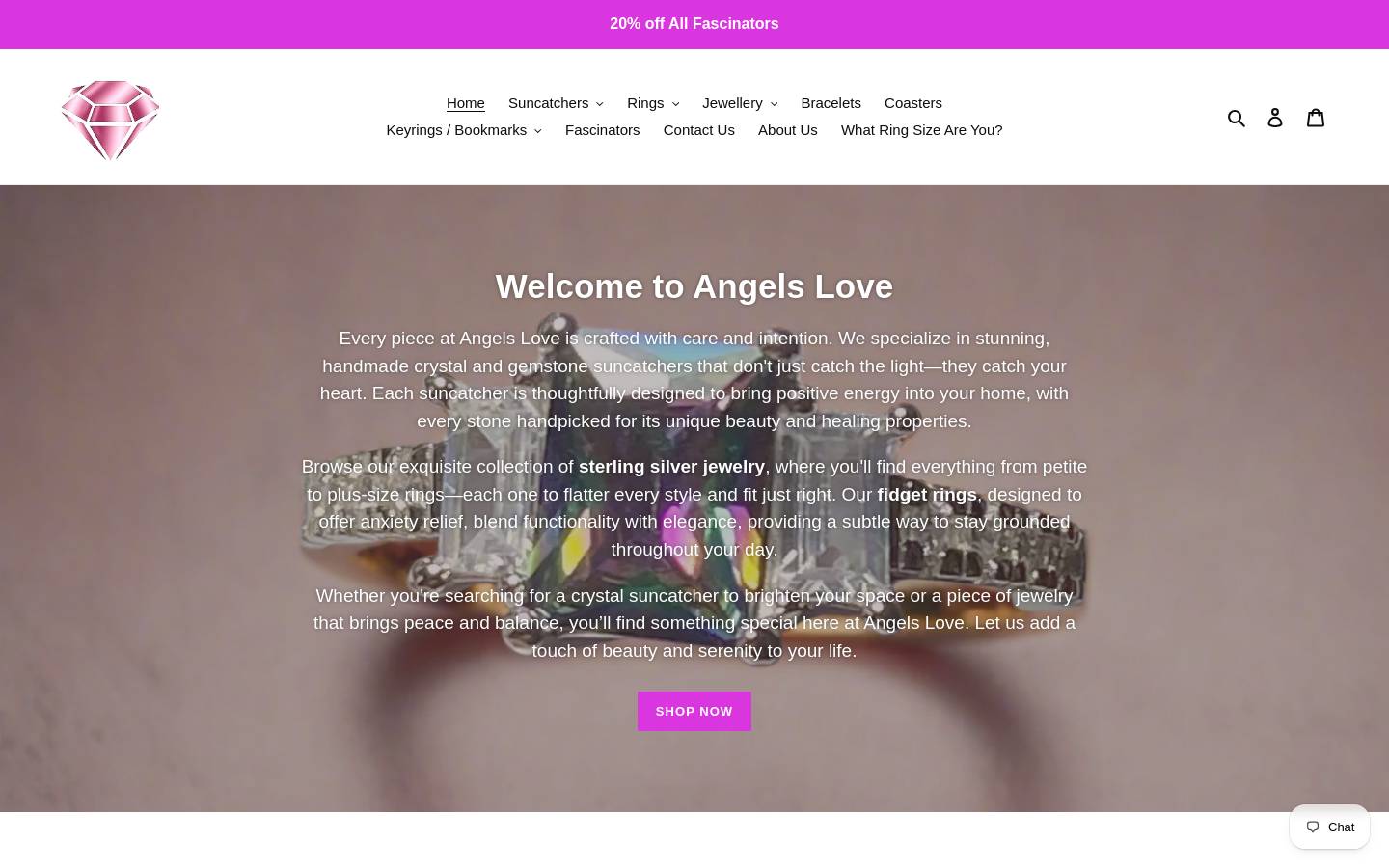angelslove.com.au homepage screenshot