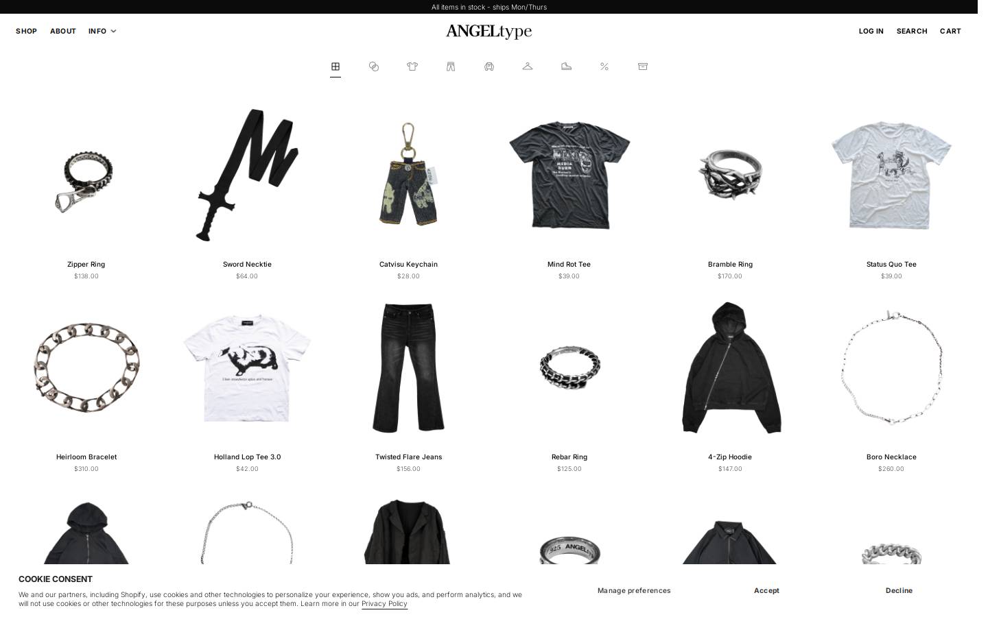 angeltype.com homepage screenshot