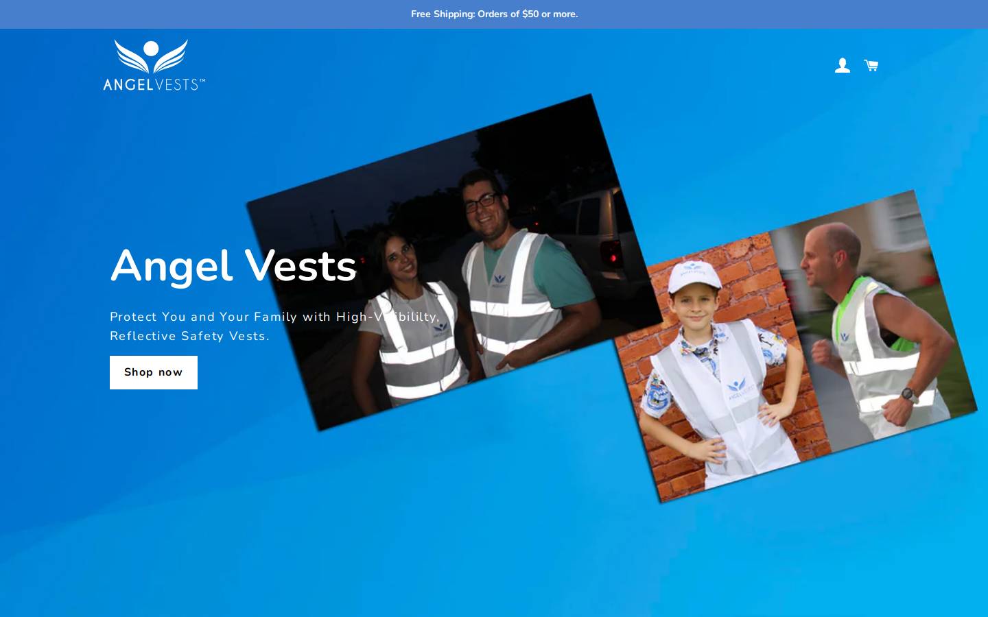 angelvests.com homepage screenshot