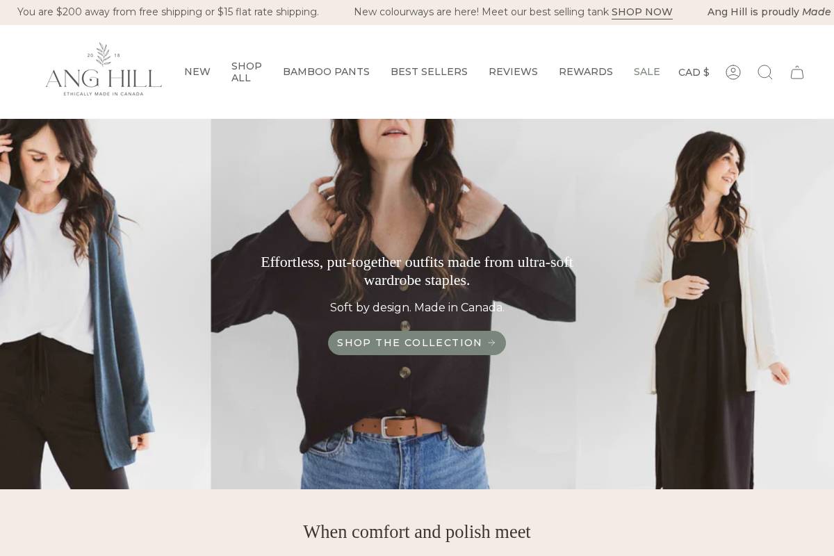 anghill.com homepage screenshot