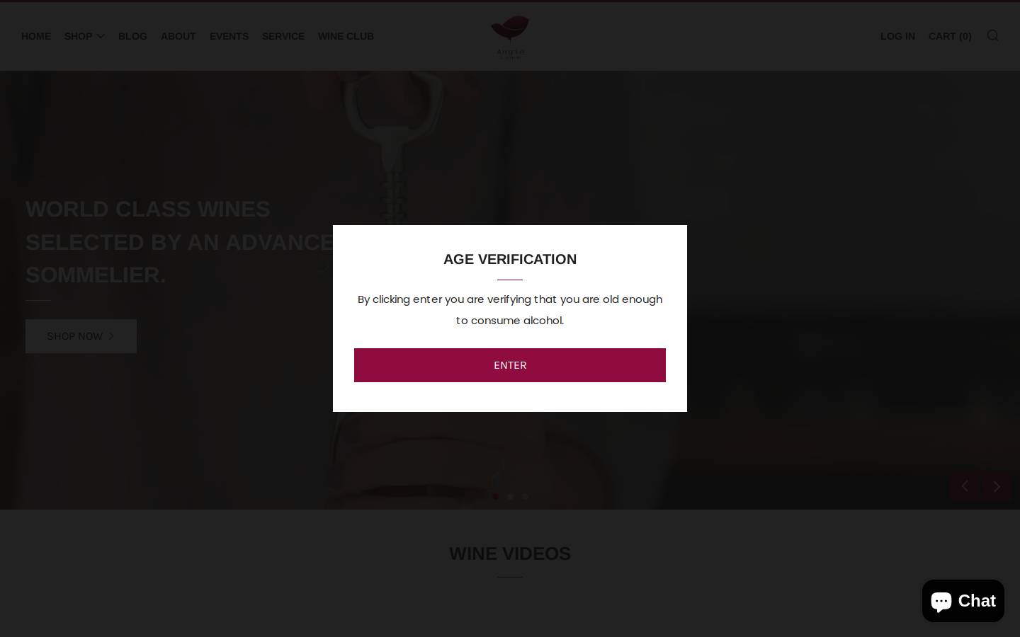 angiesomm.com homepage screenshot