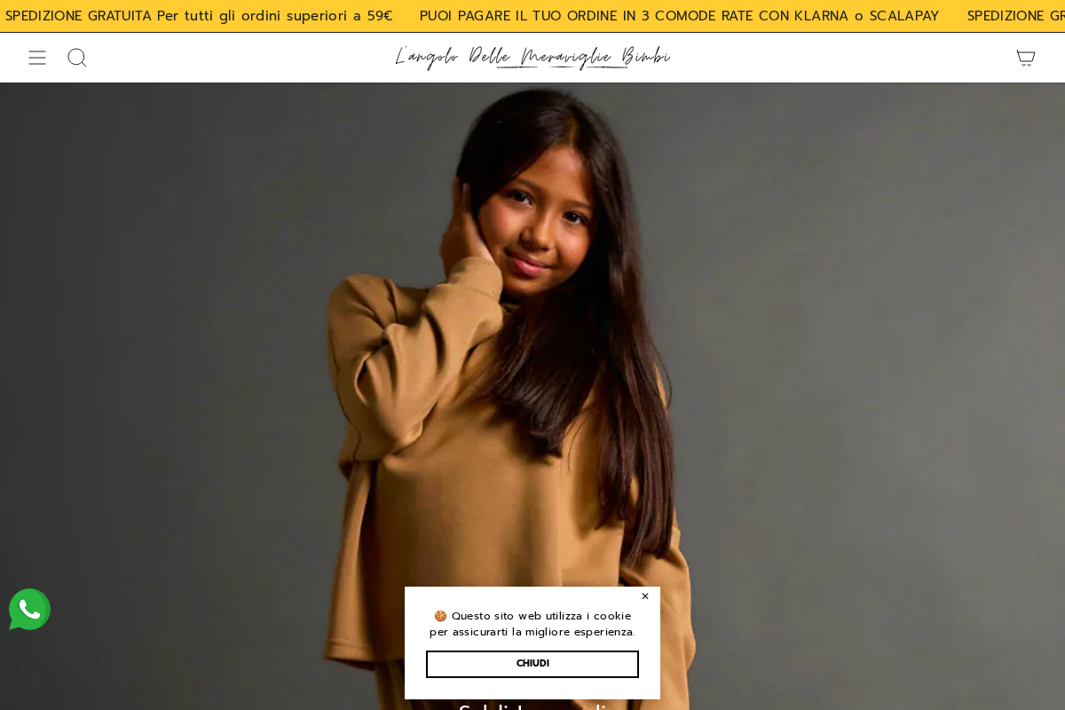 angolodellemeraviglie.it homepage screenshot