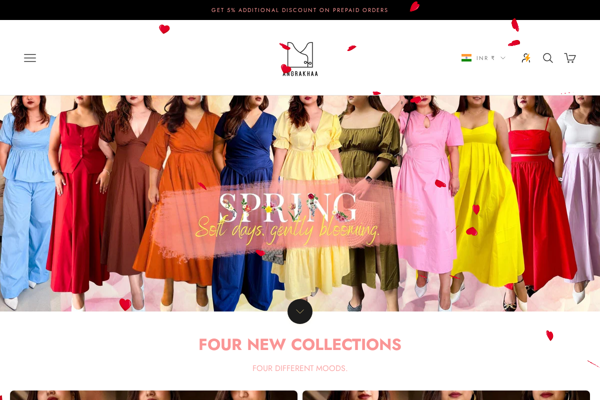 Angrakhaa homepage screenshot