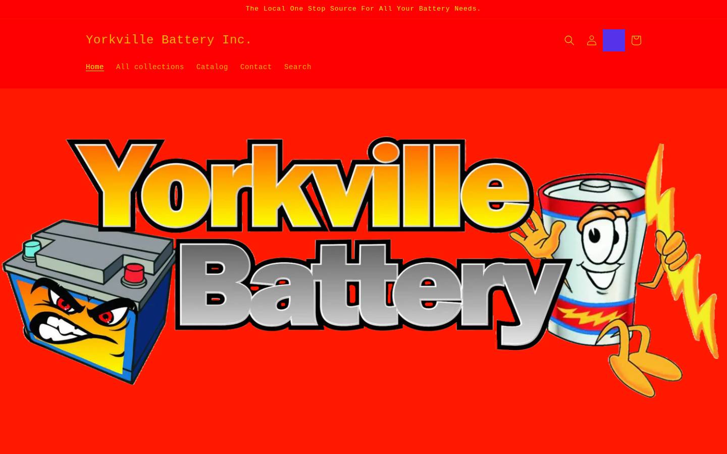 angrybattery.com homepage screenshot