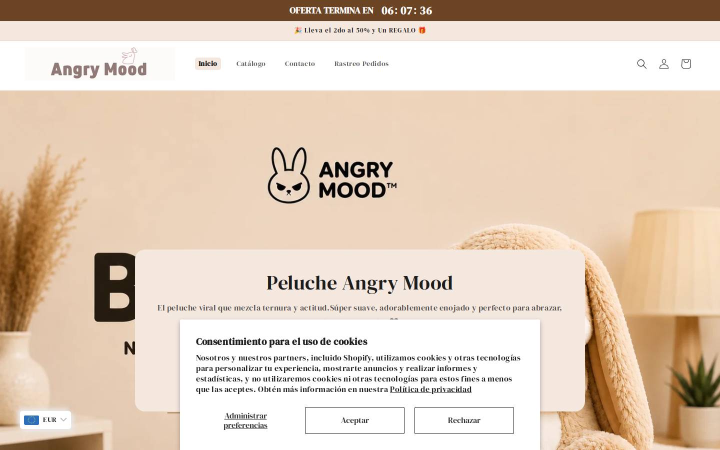 angrymood.store homepage screenshot