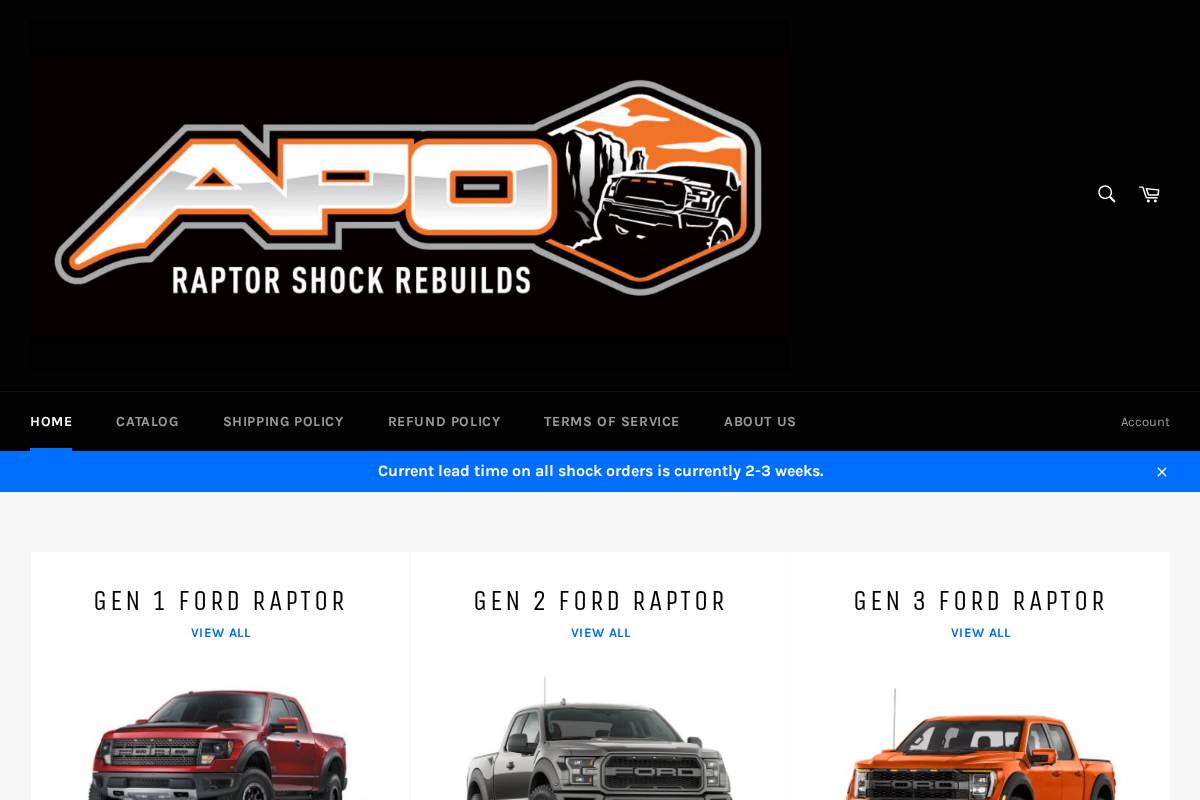 angrypumpkinoffroad.com homepage screenshot