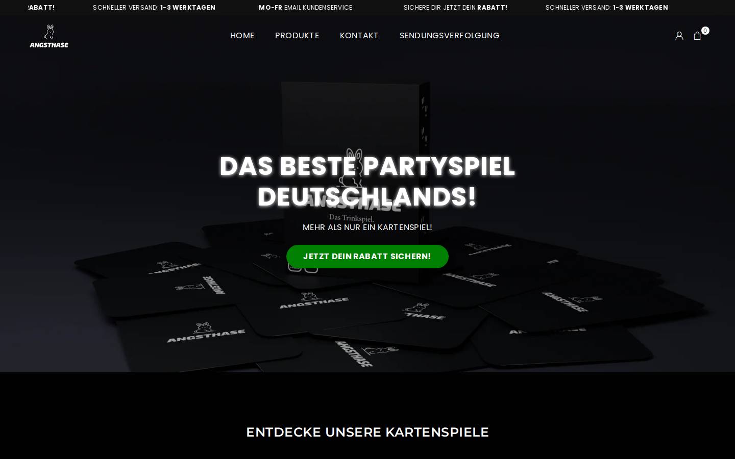 angsthase.shop homepage screenshot