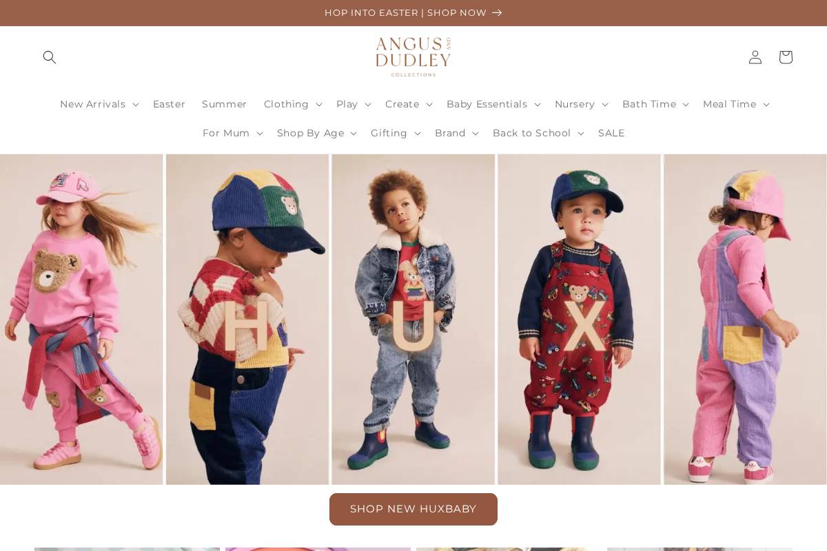 angusanddudleycollections.com.au homepage screenshot