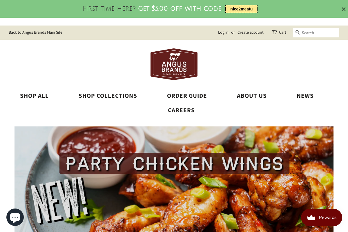 angusmeatsdirect.com homepage screenshot