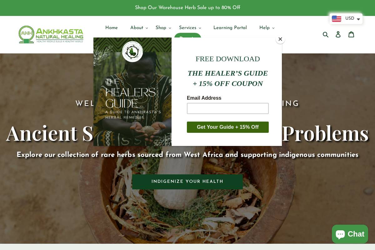 anhlife.org homepage screenshot