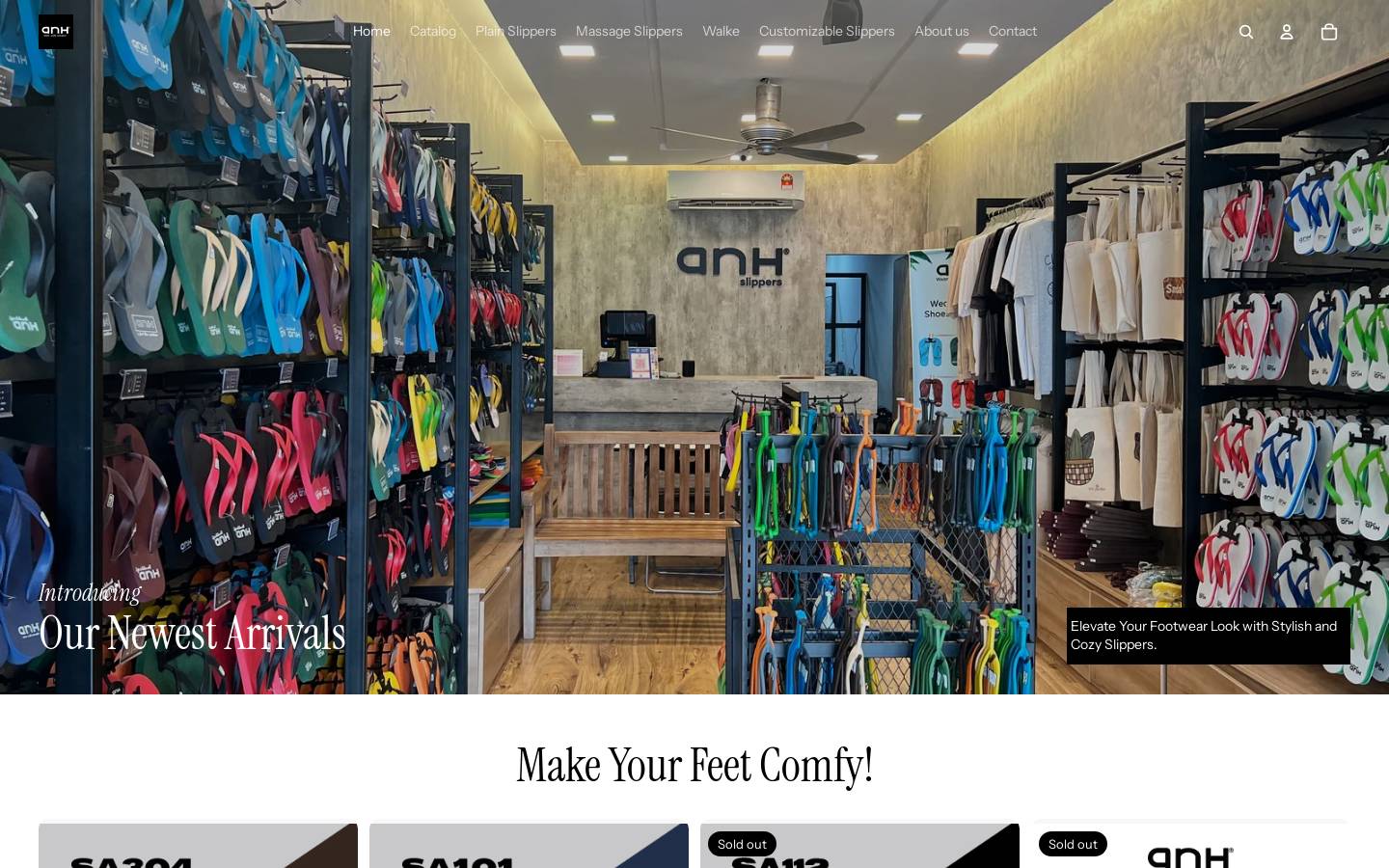 anhshop2u.com homepage screenshot