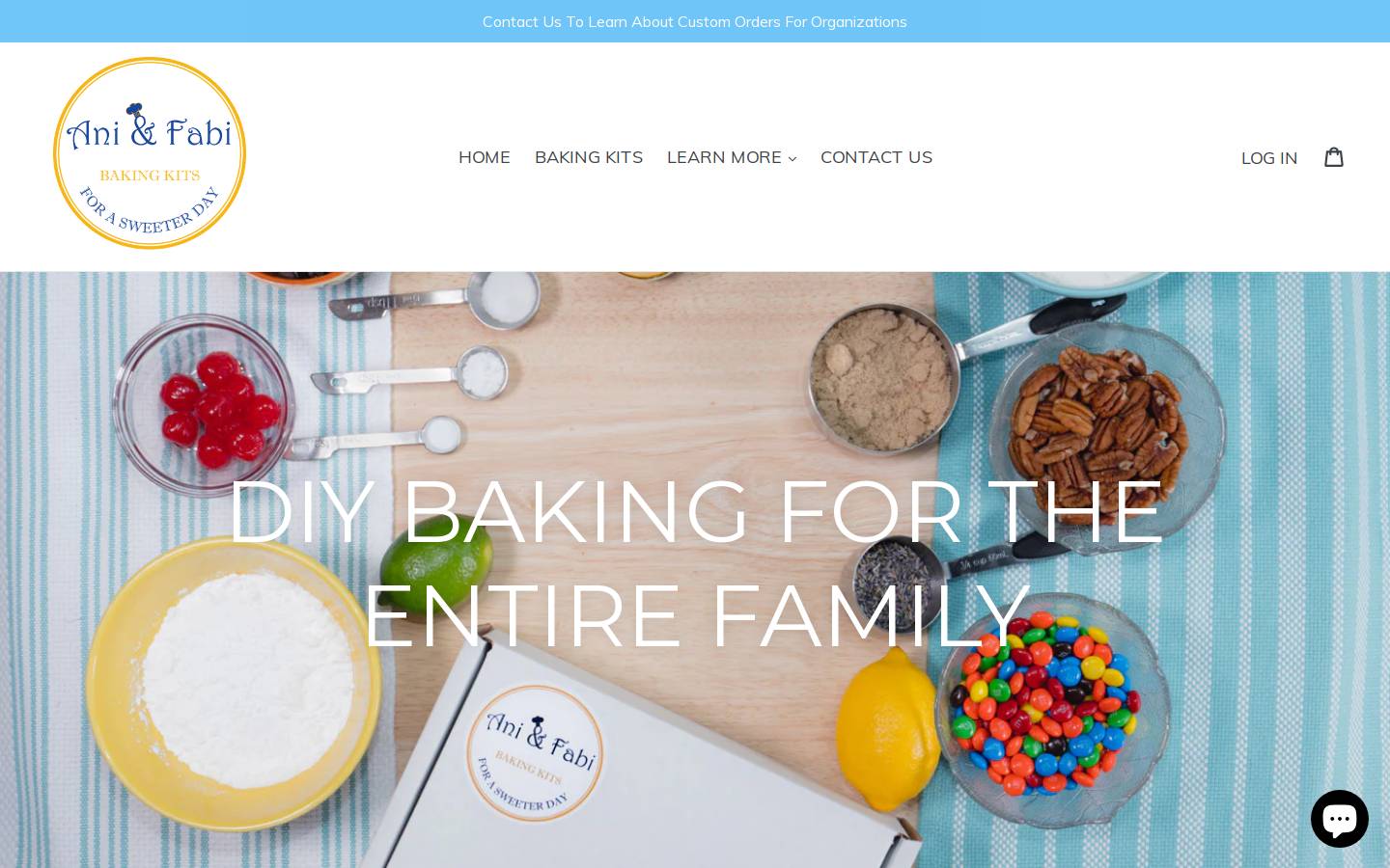 aniandfabi.com homepage screenshot