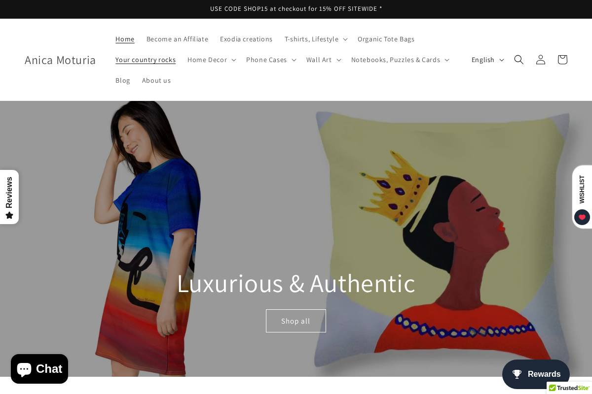 anicamoturia.com homepage screenshot