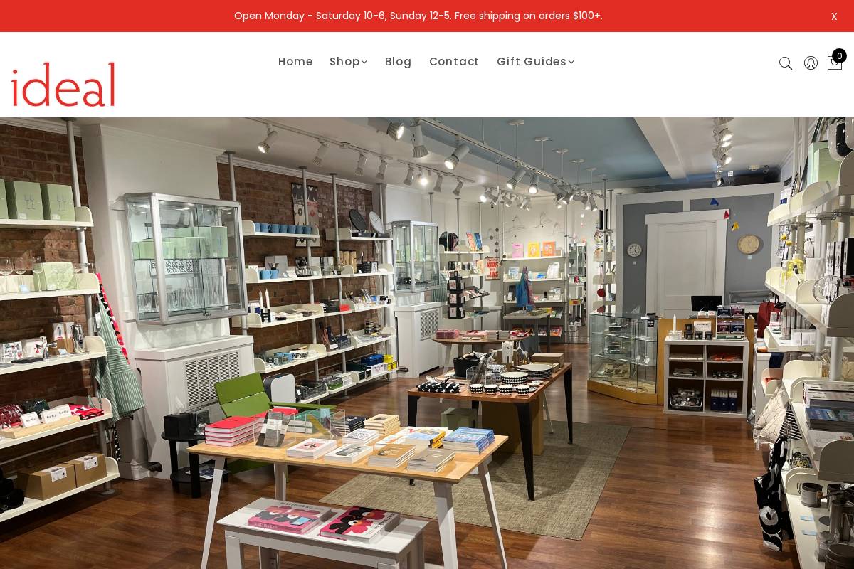 anidealshop.com homepage screenshot