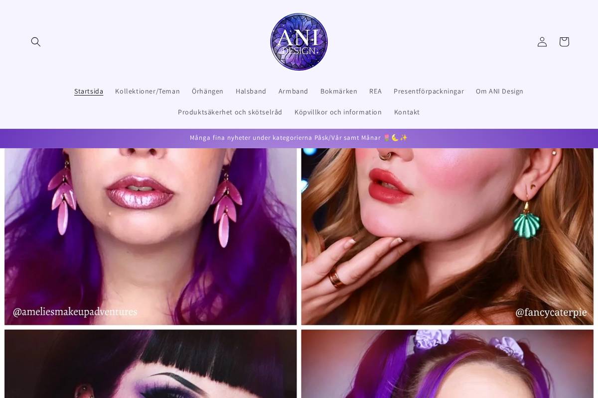 anidesign.se homepage screenshot