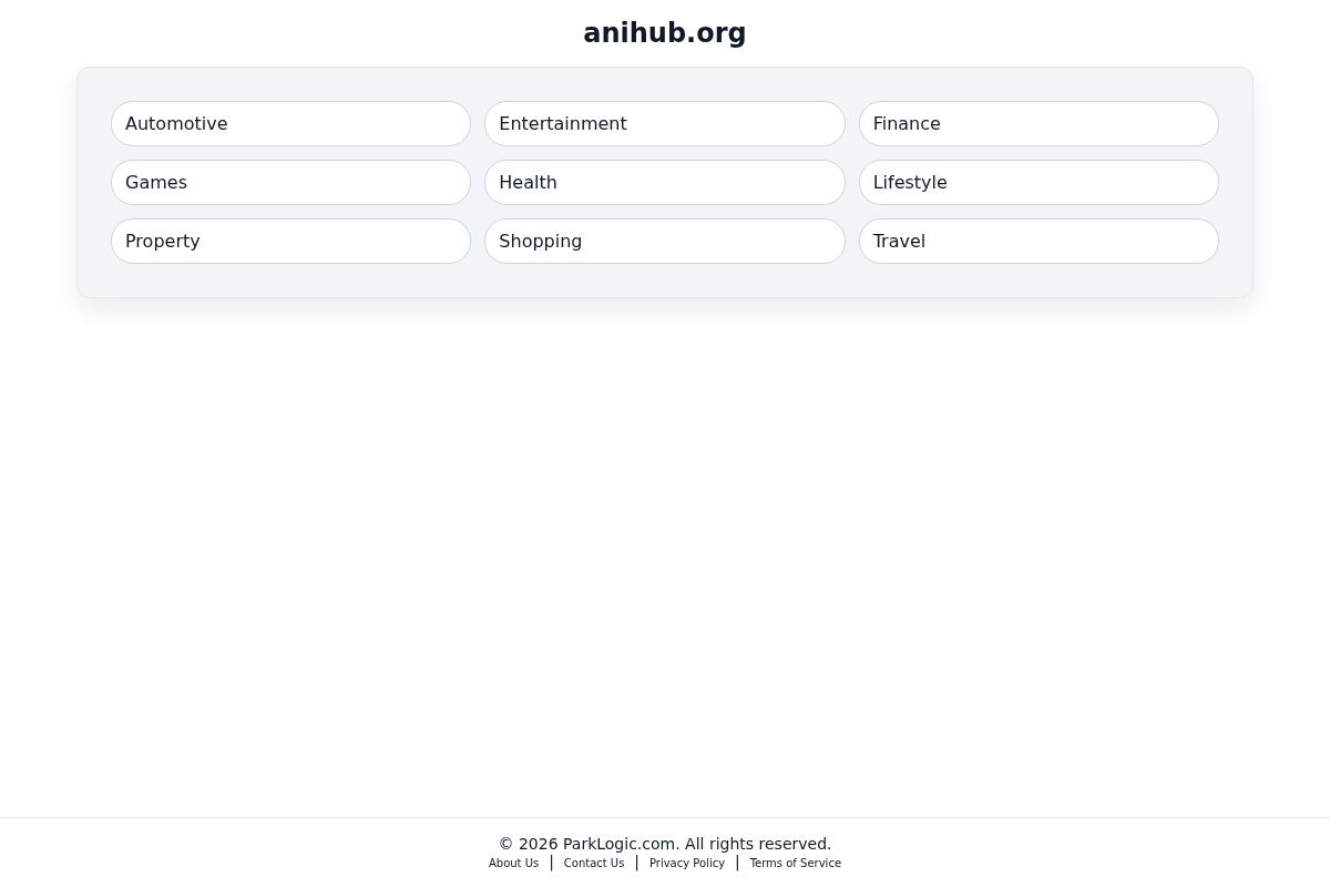anihub.org homepage screenshot